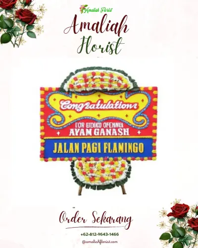Bunga Papan Congratulation di Yehembang